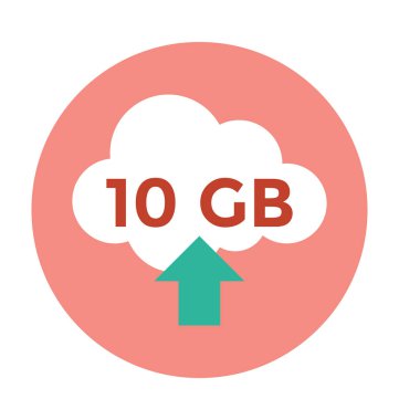 Online düz vektör simgesi 