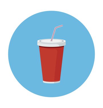 kahve fincanı düz vektör simgesi 