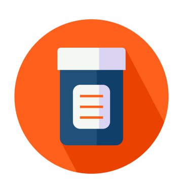 tıbbi düz vektör simgesi 