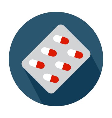 Uyuşturucu düz vektör simgesi 