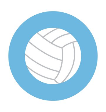 Top düz vektör simgesi 