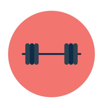  dambıl düz vektör simgesi 