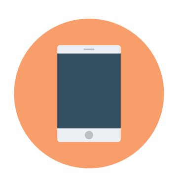 iPhone düz vektör simgesi 