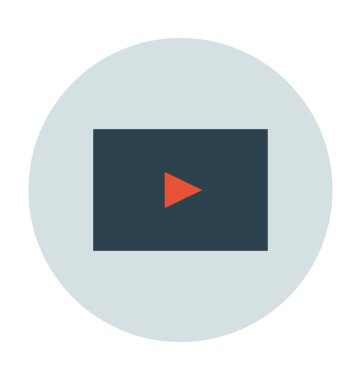 düz vektör simgesini çal 