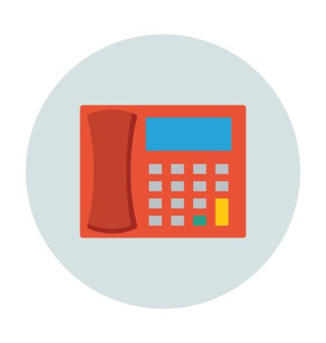 telefon düz vektör simgesi