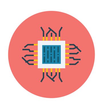 Işık düz vektör simgesi 