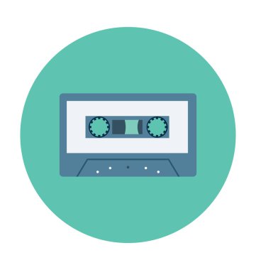 Ses düz vektör simgesi 