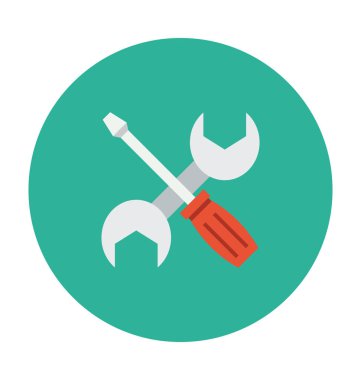 Düz Vektör Simgesini Anahtarla