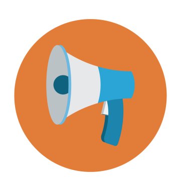 ses düz vektör simgesi 