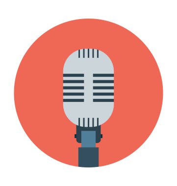 kulaklık düz vektör simgesi 