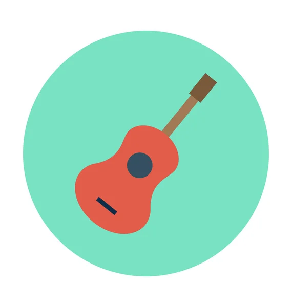 Strum Flat Vector Icon — Stock Vector