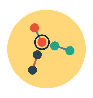 bağlantı düz vektör simgesi 