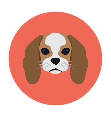 Bebek baloo düz vektör simgesi 