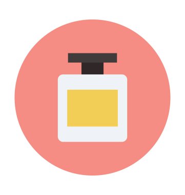 mürekkep pot düz vektör simgesi 