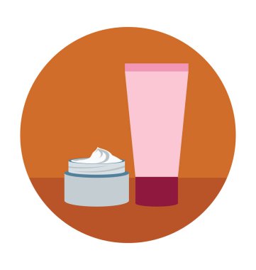 tonik düz vektör simgesi 