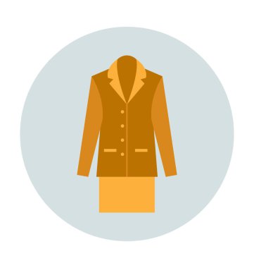 parka düz vektör simgesi 