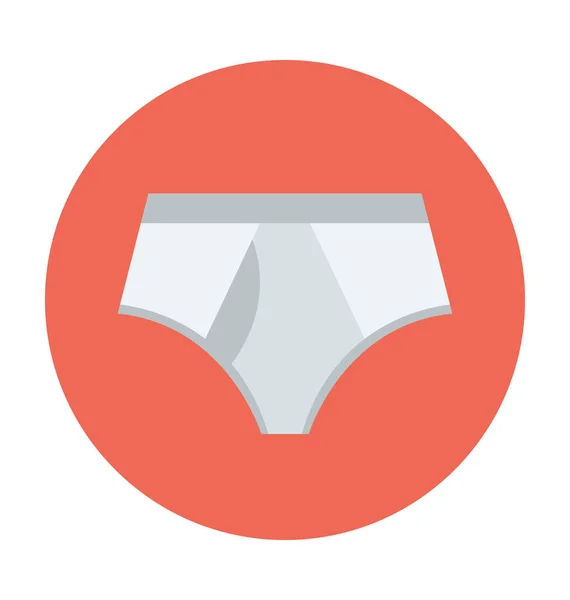Undergarments Flat Vector Icon — Stock Vector