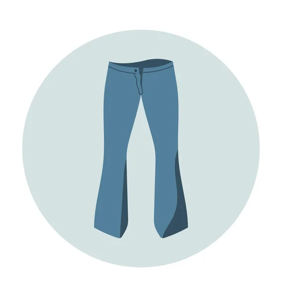 Pantalón Flat Vector Icon — Vector de stock