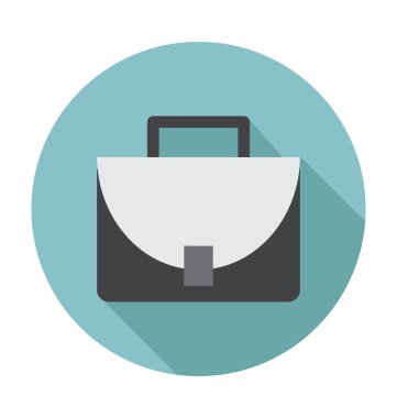 çanta düz vektör simgesi 