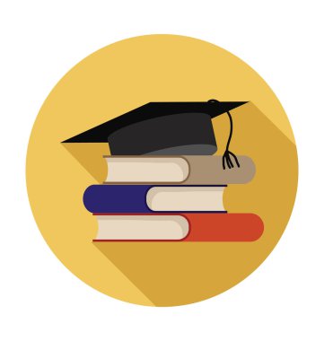 Kitaplar Düz Vektör Simgesi 