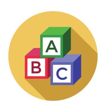 blok düz vektör simgesi 