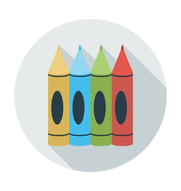 renk düz vektör simgesi 