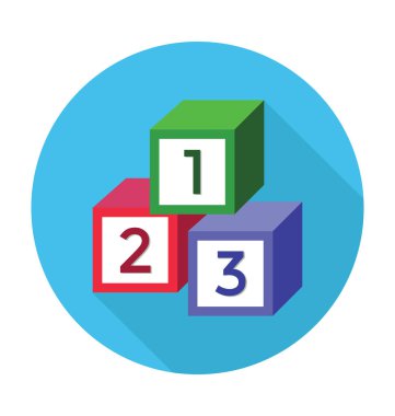 blok düz vektör simgesi 