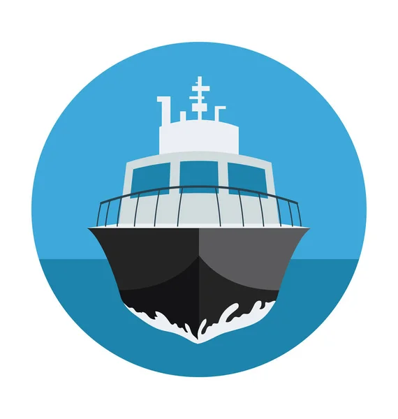 Hajólapvektor Ikonja — Stock Vector