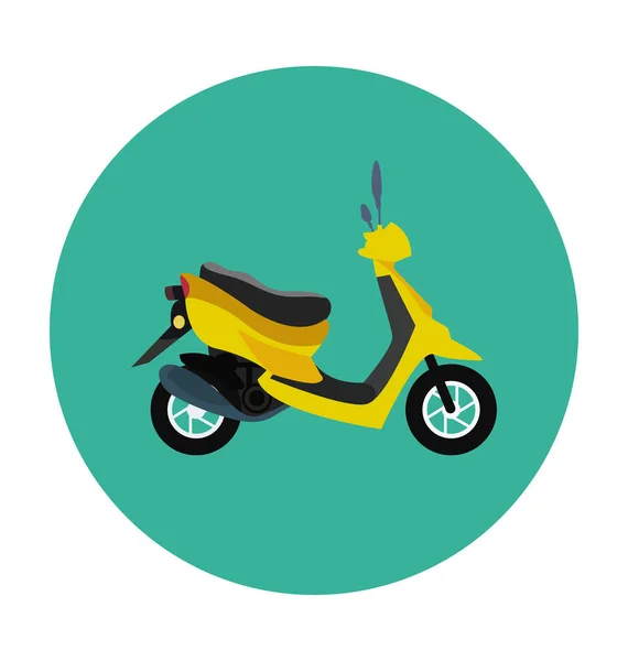 Bicicleta Vector Plano Icono — Vector de stock