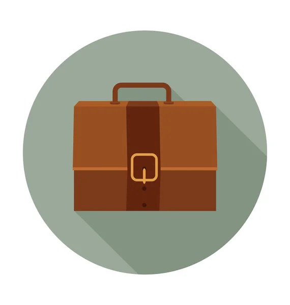 Bolsa Negocios Flat Vector Icon — Vector de stock