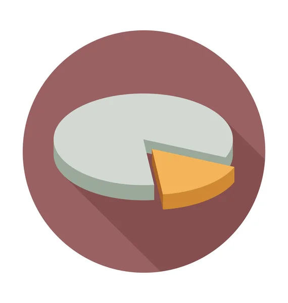 Gráfico Ícone Vetorial Plano — Vetor de Stock