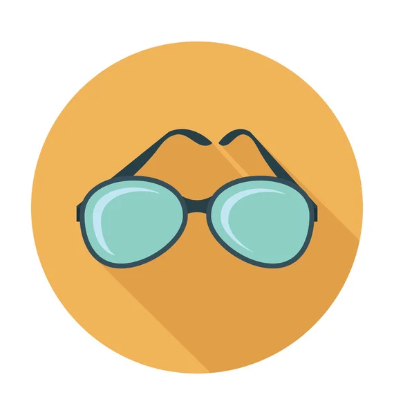 Glasses Flat Vector Icon — Stock Vector
