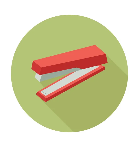 Material Escritório Flat Vector Icon — Vetor de Stock