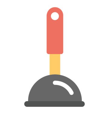 Banyo lavabo pompası düz simgesi 