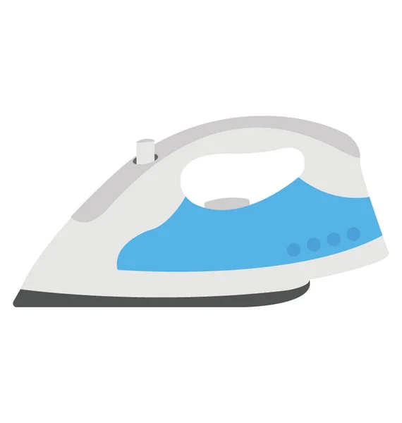 Flat Icon Ironing Machine — Stock Vector