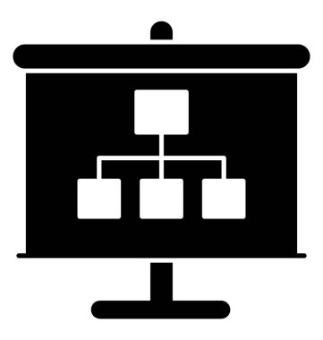 Şirket tanıtımı, glif kutsal kişilerin resmi kuruluş şeması