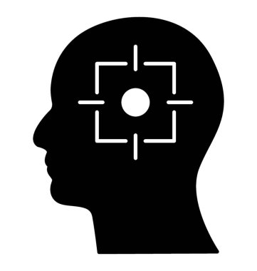 Odaklı çözüm, glif simge çözüm düşünme dayalı.