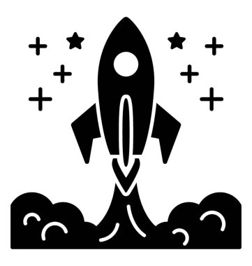 Glif simgesi başlangıç. Denize indirmek