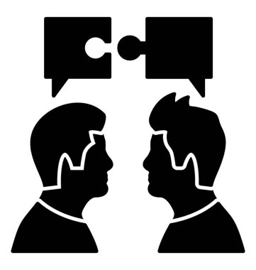 Glif simgesi iş yönetimi. Paydaş yönetimi