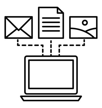 Satırı simgesi iş yönetimi. Paydaş yönetimi