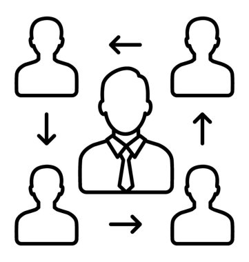 Personel kaynak, satır simgesi insan kaynakları