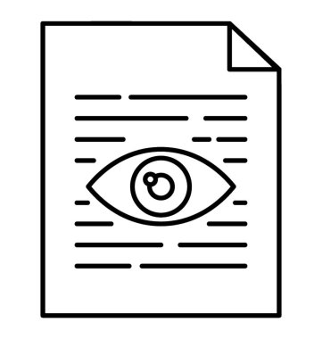 Satırı simgesi veri değerlendirme. Veri izleme