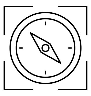 Bölge odaklama satırı simgesi. Odak aralığı