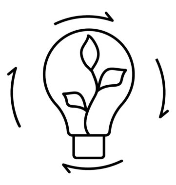 Sürdürülebilir yatırım, satır simgesi dinamik büyüme