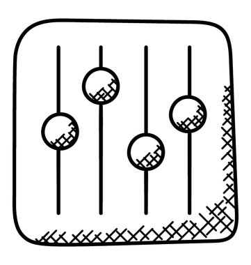 Doodle Icon tasarımını bir ekolayzır