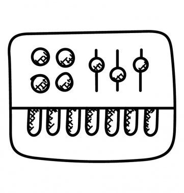 Harmonium çoğunlukla Qawwals tarafından kullanılan olarak bilinen ünlü bir müzik aleti el yapımı bir görüntüsünü. 