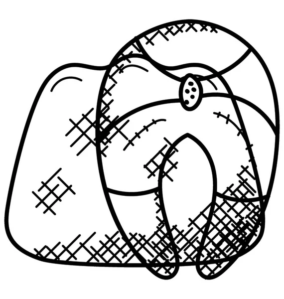 Символ Каракули Лосося — стоковый вектор