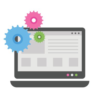 Arama Optimizasyonu, düz tasarım arama motoru seo kavramı