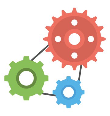 Düz simgesi geliştirme. Mekanizması kavramı