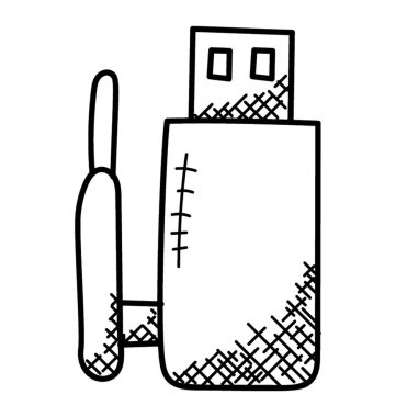 Internet bağlantıları, doodle kroki için kablosuz alıcı  